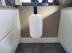 Design hang lamp van opaal glas, Huis en Inrichting, Lampen | Hanglampen, Ophalen, Zo goed als nieuw, Glas, Minder dan 50 cm