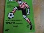 Sparta - AZ  2001/2002, Ophalen of Verzenden, Zo goed als nieuw, AZ, Boek of Tijdschrift