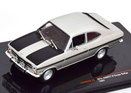 Opel Kadett B Coupe Rallye 1967 Grijs Model 1/43 Ixo Models, Hobby en Vrije tijd, Modelauto's | 1:43, Nieuw, Auto, Overige merken