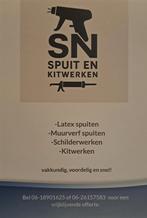 Latex spuitwerk en kitwerken vanaf €5, Ophalen of Verzenden, Nieuw