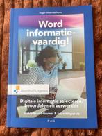 Word Informatievaardig! 3e druk, Ophalen of Verzenden, Gamma, Nieuw, HBO