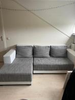 Mooie slaapbank met grijze bekleding, Huis en Inrichting, Banken | Bankstellen, Ophalen, Hoekbank, 75 tot 100 cm, Zo goed als nieuw