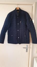 Heren winter jas maat L, Ophalen, Zo goed als nieuw, Maat 52/54 (L), Blauw