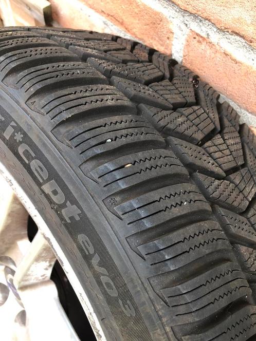 Winterbanden Hankook 235/45/17, 7-8mm, Volvo set, Auto-onderdelen, Banden en Velgen, Banden en Velgen, Winterbanden, 17 inch, 235 mm