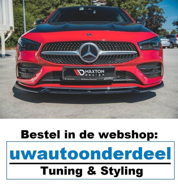 Spoiler Lip Voor Mercedes CLA Shooting Brake X118 Amg, Auto diversen, Tuning en Styling, Ophalen of Verzenden