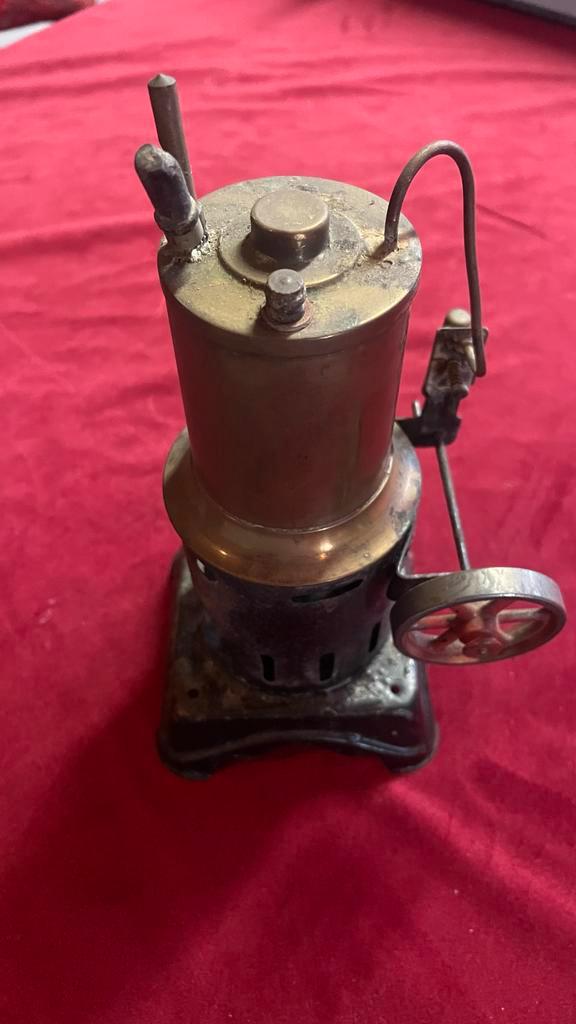 Antieke blikken stoommachine, ca. 1900, Antiek en Kunst, Antiek | Speelgoed, Ophalen