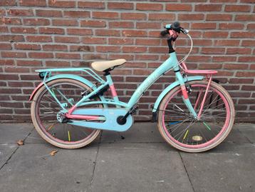 Loekie Princes 22 inch meisjesfiets 3 versnellings  beschikbaar voor biedingen