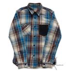 ROCKETS Heavy-weight Flannel shirt Size: XS, Kleding | Heren, Blauw, Halswijdte 38 (S) of kleiner, Ophalen of Verzenden, Zo goed als nieuw