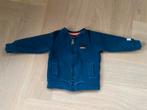 Blauw vest - mt 74, Gebruikt, Truitje of Vestje, Ophalen of Verzenden, Just small