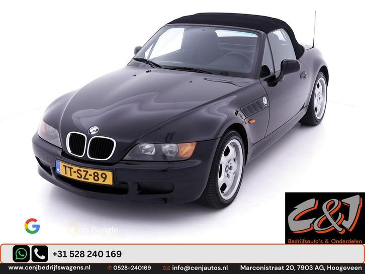 BMW Z3 Roadster 1.8 volledige documentatie aanwezig, Auto's, BMW, Bedrijf, Te koop, Z3, ABS, Airbags, Alarm, Centrale vergrendeling