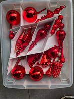 Rode glazen kerstballen, Ophalen, Zo goed als nieuw