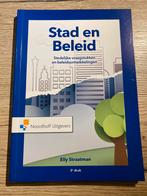 Elly Straatman - Stad en Beleid, Boeken, Studieboeken en Cursussen, Elly Straatman, Ophalen of Verzenden, Zo goed als nieuw