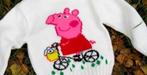 Peppa Pig op de fiets trui breipatroon, Hobby en Vrije tijd, Breien en Haken, Patroon of Boek, Ophalen of Verzenden, Zo goed als nieuw