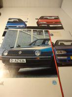 4 folders van de VW Golf, Ophalen of Verzenden, Nieuw, Volkswagen