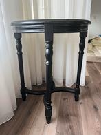 Vintage Bijzettafel - 75cm hoog, Huis en Inrichting, Tafels | Bijzettafels, Ophalen, Gebruikt, Rond, 55 tot 75 cm