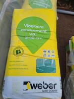 Partij 60st 25kg zakken vloeibare zandcement 3-10cm Weber, Doe-het-zelf en Verbouw, Ophalen, Nieuw