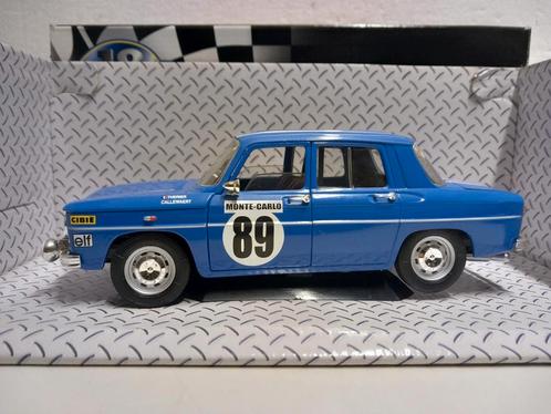 Renault 8 Gordini #89 sedan blauw 1967 Solido metal 1:18 KRD, Hobby en Vrije tijd, Modelauto's | 1:18, Zo goed als nieuw, Auto
