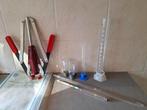 Wijn maken benodigdheden (maatglas, hydrometer, pipet, enz.), Hobby en Vrije tijd, Overige Hobby en Vrije tijd, Ophalen of Verzenden