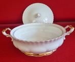 Val D'or Royal Albert dekschaal vol in het goud, Antiek en Kunst, Antiek | Servies los, Ophalen of Verzenden