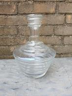 Vintage Glazen Karaf met Stop Ribbel patroon, Antiek en Kunst, Ophalen of Verzenden
