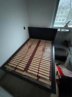 Malm 140x200 bed, Huis en Inrichting, Slaapkamer | Bedden, Ophalen, Zwart, Tweepersoons, 140 cm
