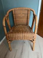 Twee Rotan stoelen met armleuningen, Huis en Inrichting, Stoelen, Ophalen, Bruin, Twee