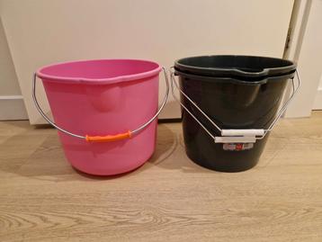 3x Emmer – 10 liter beschikbaar voor biedingen