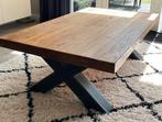 Salontafel eiken 80 x 140, 100 tot 150 cm, Zo goed als nieuw, Minder dan 50 cm, Rechthoekig