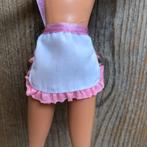 Vintage wit roze schort, Ophalen of Verzenden, Zo goed als nieuw, Barbie