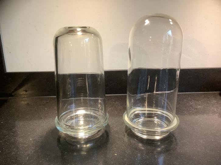 Mooie glazen stolpen voor decoratie, Huis en Inrichting, Woonaccessoires | Stolpen, Zo goed als nieuw, Ophalen