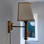 Elegante Wandlamp met Stoffen Kap, Ophalen, Zo goed als nieuw, Metaal, Klassiek