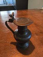 Tinnen kan met deksel, Antiek en Kunst, Antiek | Tin, Ophalen of Verzenden