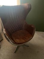 Egg chair Aviator draaifauteuil, Huis en Inrichting, Fauteuils, Ophalen, Zo goed als nieuw, 50 tot 75 cm, Leer