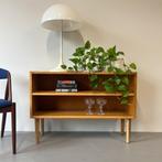 - Vintage open boekenkastje, Deens, eiken -, Huis en Inrichting, Kasten | Overige, Gebruikt, ., Ophalen of Verzenden, .