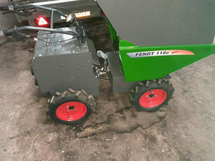 Kruiwagen electrisch fendt 118e, Doe-het-zelf en Verbouw, Gereedschap | Machine-onderdelen en Toebehoren, Zo goed als nieuw, Ophalen