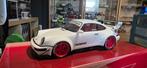 Porsche 911 (964) RWB wit 1:18 GT-SPIRIT, Hobby en Vrije tijd, Modelauto's | 1:18, Ophalen of Verzenden, Zo goed als nieuw, Auto