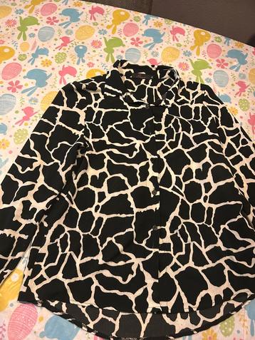 Blouse zwart/wit maat XL  beschikbaar voor biedingen