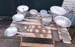 Aluminium Potten kannen vergieten decoratie, Antiek en Kunst, Ophalen of Verzenden