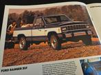 Brochure Ford Ranger 1984 USA, Ophalen of Verzenden, Zo goed als nieuw, Ford