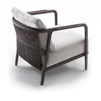 Flexform Crono Armchair Ashwood & fabric extra Elodie 1221, Huis en Inrichting, Fauteuils, Ophalen of Verzenden, Zo goed als nieuw
