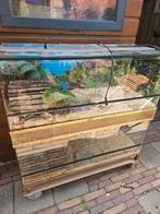 Mooi terrarium 2 boven elkaar100x40x40, Dieren en Toebehoren, Reptielen en Amfibieën | Toebehoren, Ophalen, Zo goed als nieuw