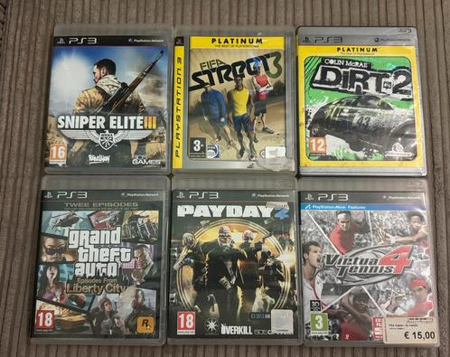 6 keer Sony PS3 games, Spelcomputers en Games, Games | Sony PlayStation 3, Ophalen