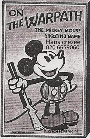 zoek oud spel Disney Mickey Mouse on the warpath Spears 1930 beschikbaar voor biedingen
