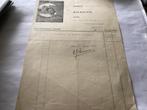 Oude Prent/Foto - Factuur 1943, Verzamelen, Merken en Reclamevoorwerpen, Ophalen of Verzenden, Gebruikt