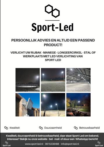 Rijbakverlichting - Rijhalverlichting - Stalverlichting  beschikbaar voor biedingen