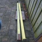 Koker 100x100x5, staander 2975mm met voetplaat, Doe-het-zelf en Verbouw, Metalen, Ophalen, Gebruikt, IJzer