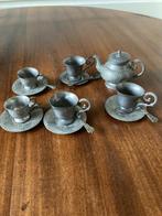 Antiek Tinnen Poppenserviesje, Ophalen of Verzenden