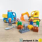 ZGAN | Lego Duplo Rupsband Graafmachine en Kiepwagen | 10812, Complete set, Duplo, Ophalen of Verzenden, Zo goed als nieuw