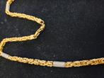 14 k gouden koningsketting 85,7 gram 70 cm, Sieraden, Tassen en Uiterlijk, Kettingen, Ophalen of Verzenden, Nieuw, Goud, Goud