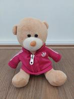 Beertje met Adidas-jas (ongeveer 20 cm lang), Kinderen en Baby's, Speelgoed | Knuffels en Pluche, Ophalen of Verzenden, Gebruikt